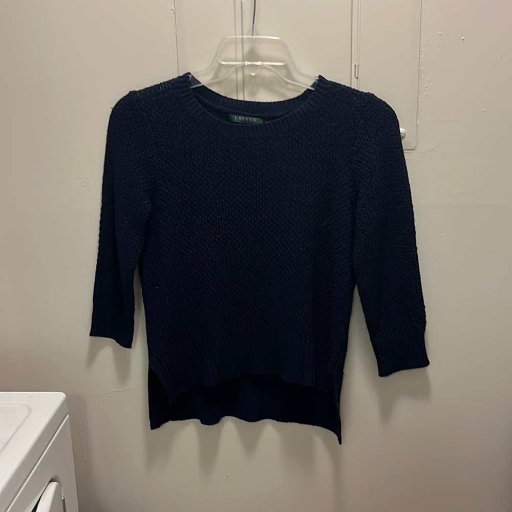 Navy blue sweater